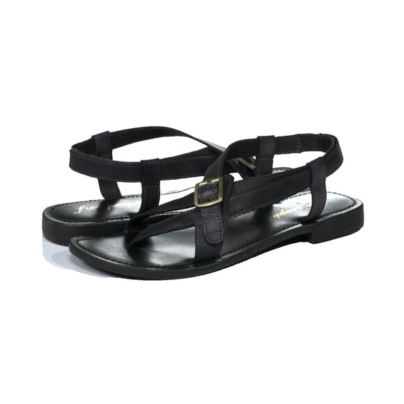 Free People Women's La Risa Black Strappy Sandals Size 10 M/ 40 Leather NIB $128 - Picture 4 of 13